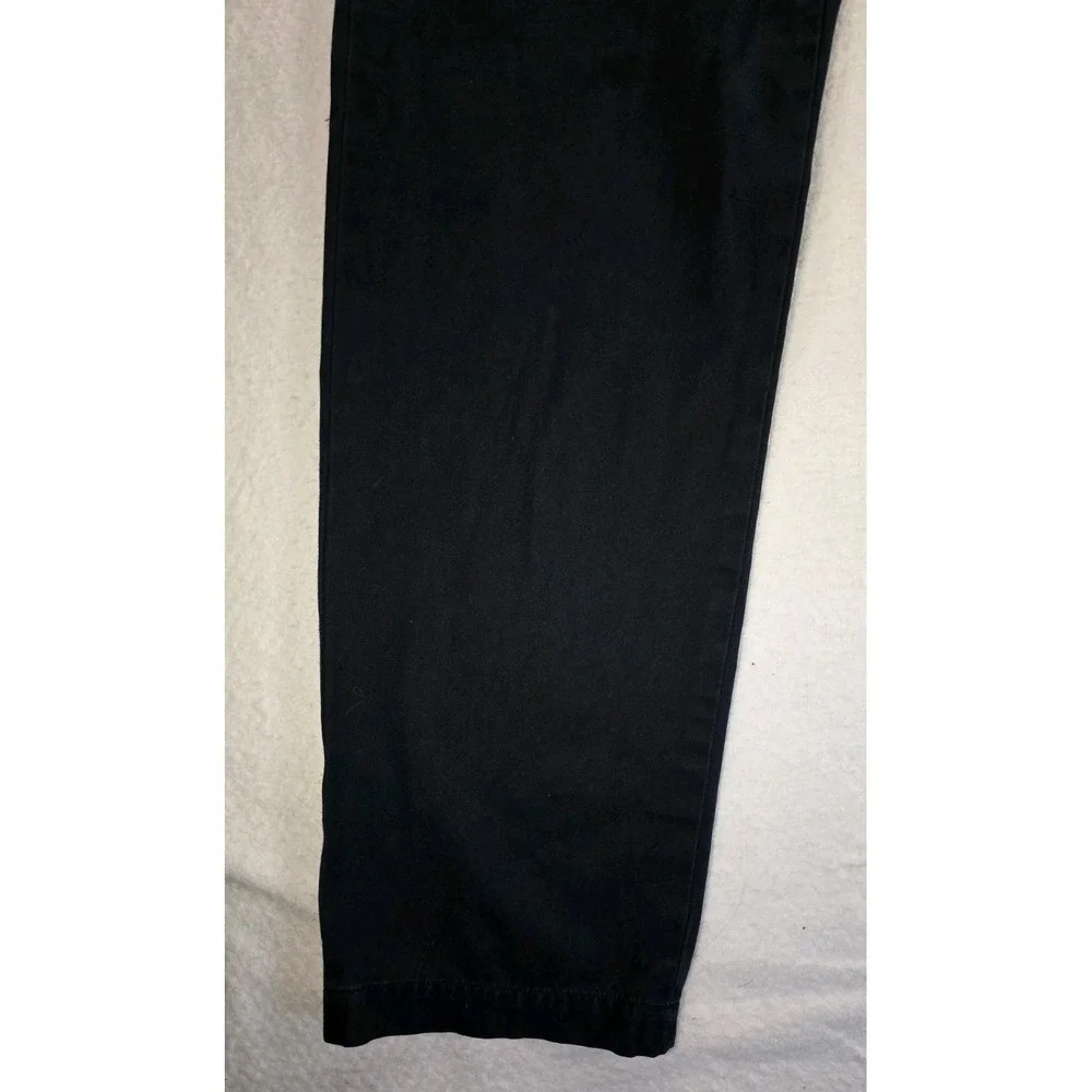 Banana Republic Gavin Chino Pants Mens 31x32 Black 100% Cotton Straight Leg